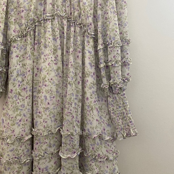 Ever New Rae Mini Ruffle Dress Size 6 - Picture 4 of 7